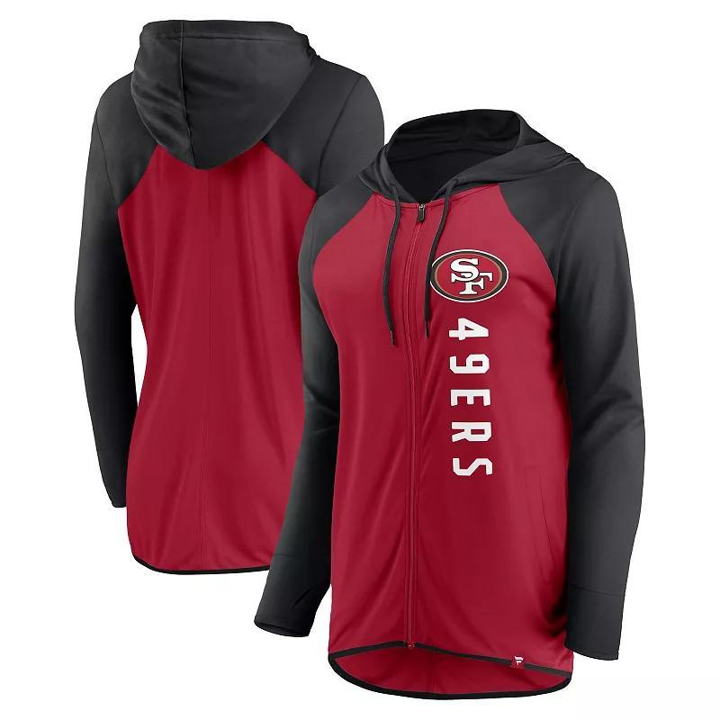 Women's Fanatics Branded Red/Navy St. Louis Cardinals Forever Fan Full-Zip Hoodie Jacket, Size: XL Product Image