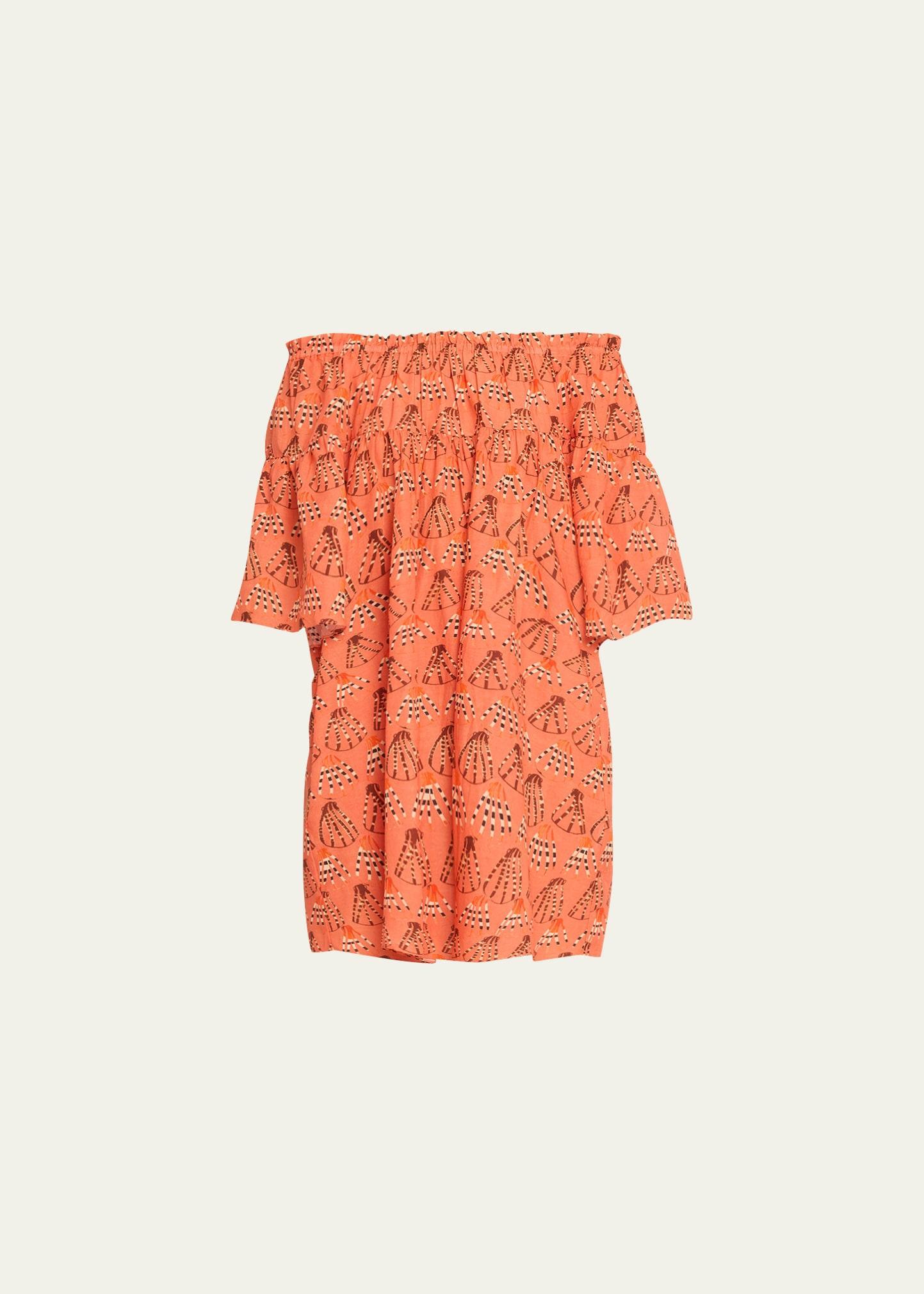 Womens Gallia Off-the-Shoulder Cover-Up Dress Product Image