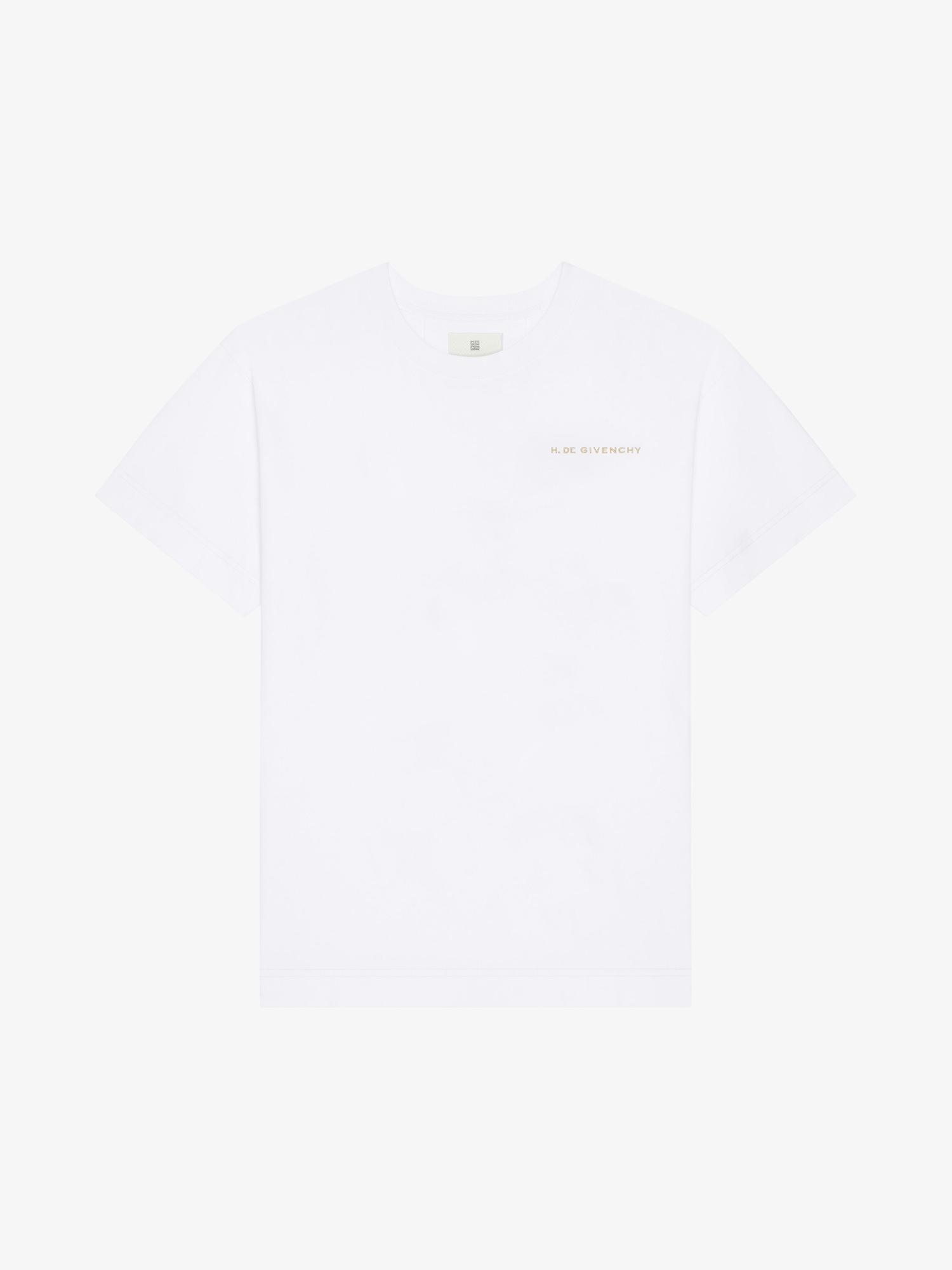 T-shirt in cotton with chandelier snake embroideries Product Image