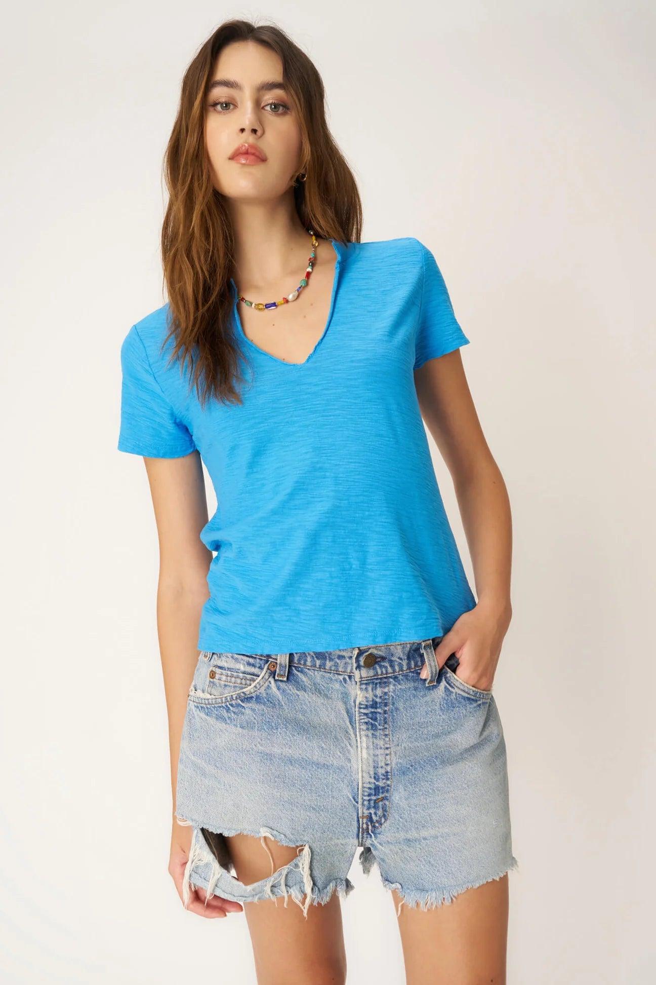 Plata Notched Tee Product Image