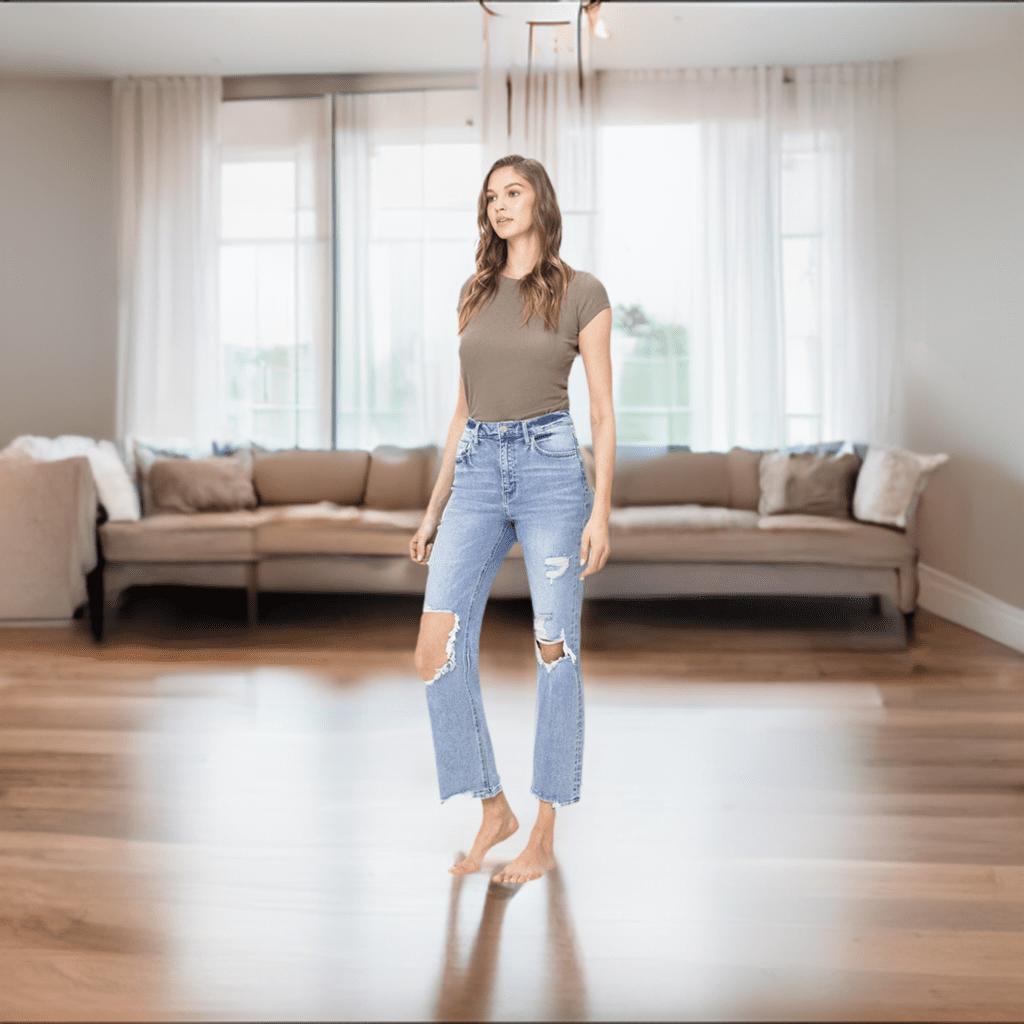 90's Rich Straight Jeans Product Image