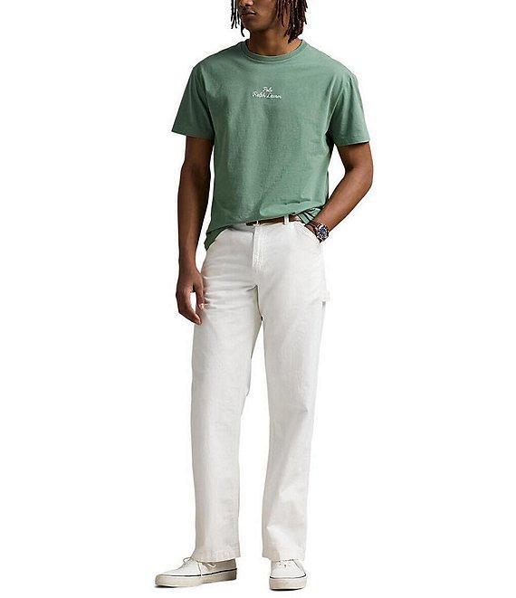 Polo Ralph Lauren Short Sleeve Classic Fit Chain-Stitch Logo Jersey T-Shirt Product Image