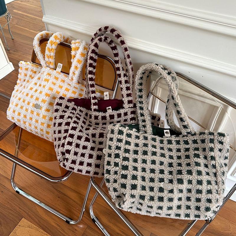 Plaid Tote Bag Product Image