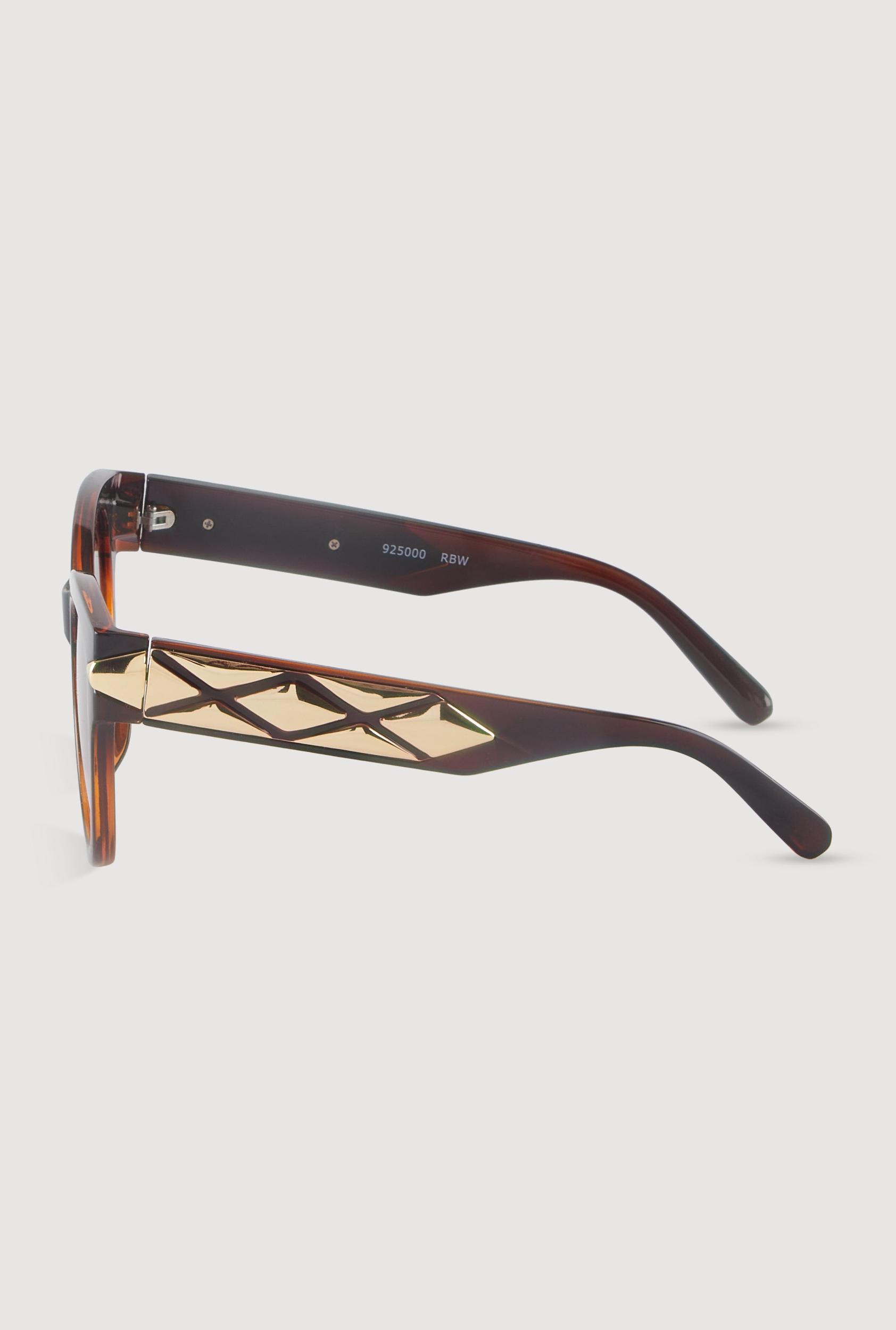 Side Detail Ombre Lens Sunglasses Unisex Product Image