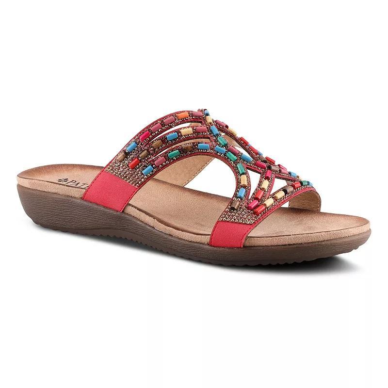 Patrizia Twirling Women's Slide Sandals, Size: 41, Red Product Image