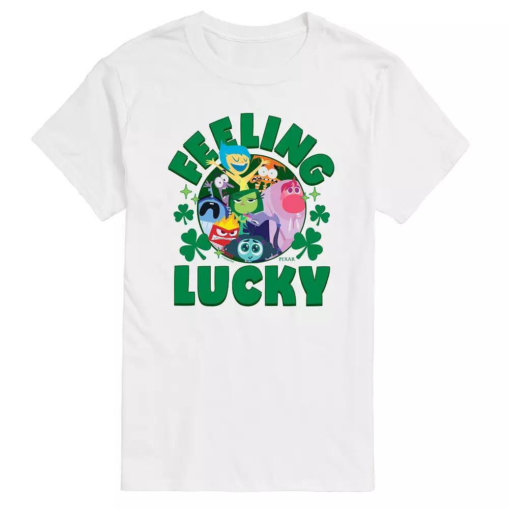 Disney / Pixars Inside Out 2 Big & Tall Feeling Lucky Graphic Tee, Mens Product Image