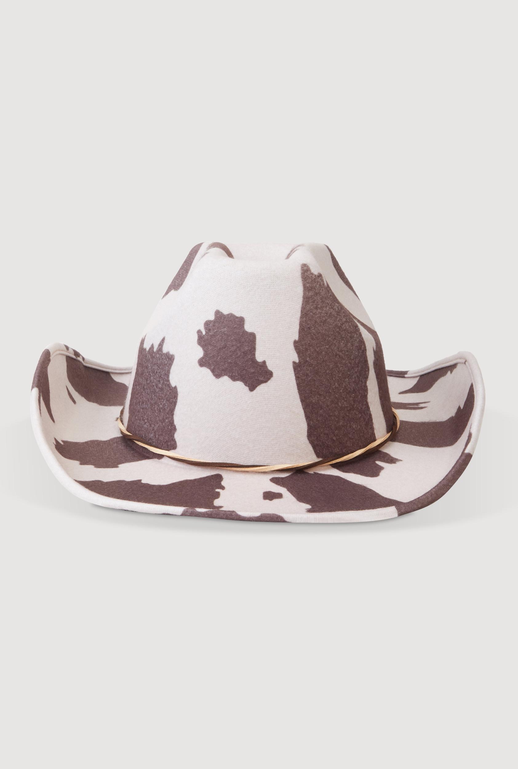 Western Cow Print Cowboy Hat Female Product Image