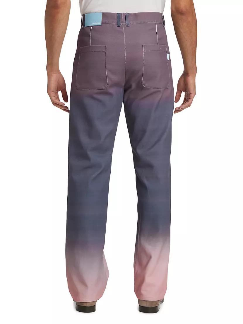 Mens Gradient Wide-Leg Pants Product Image
