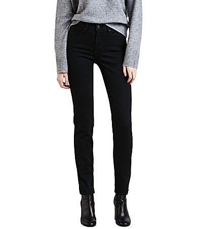 Levis 312 Shaping Slim Leg Midweight Stretch Denim Mid Rise Jeans Product Image