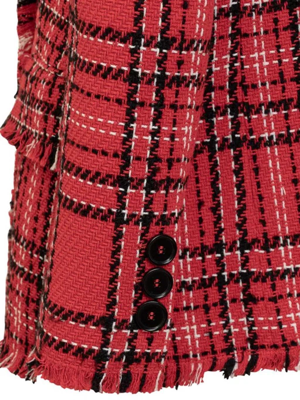 MSGM Jacket In Red Product Image