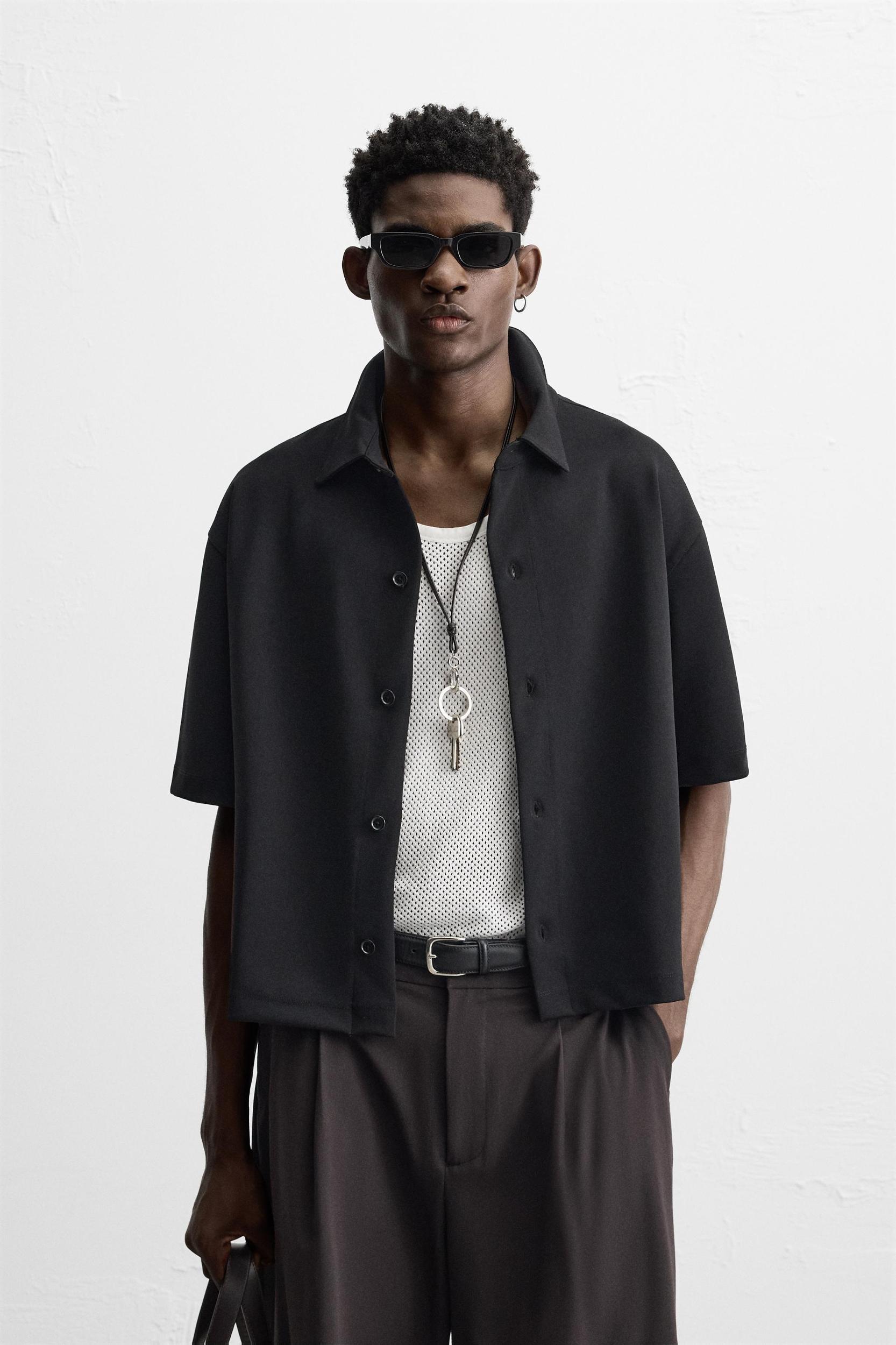 INTERLOCK TEXTURED SHIRT Product Image