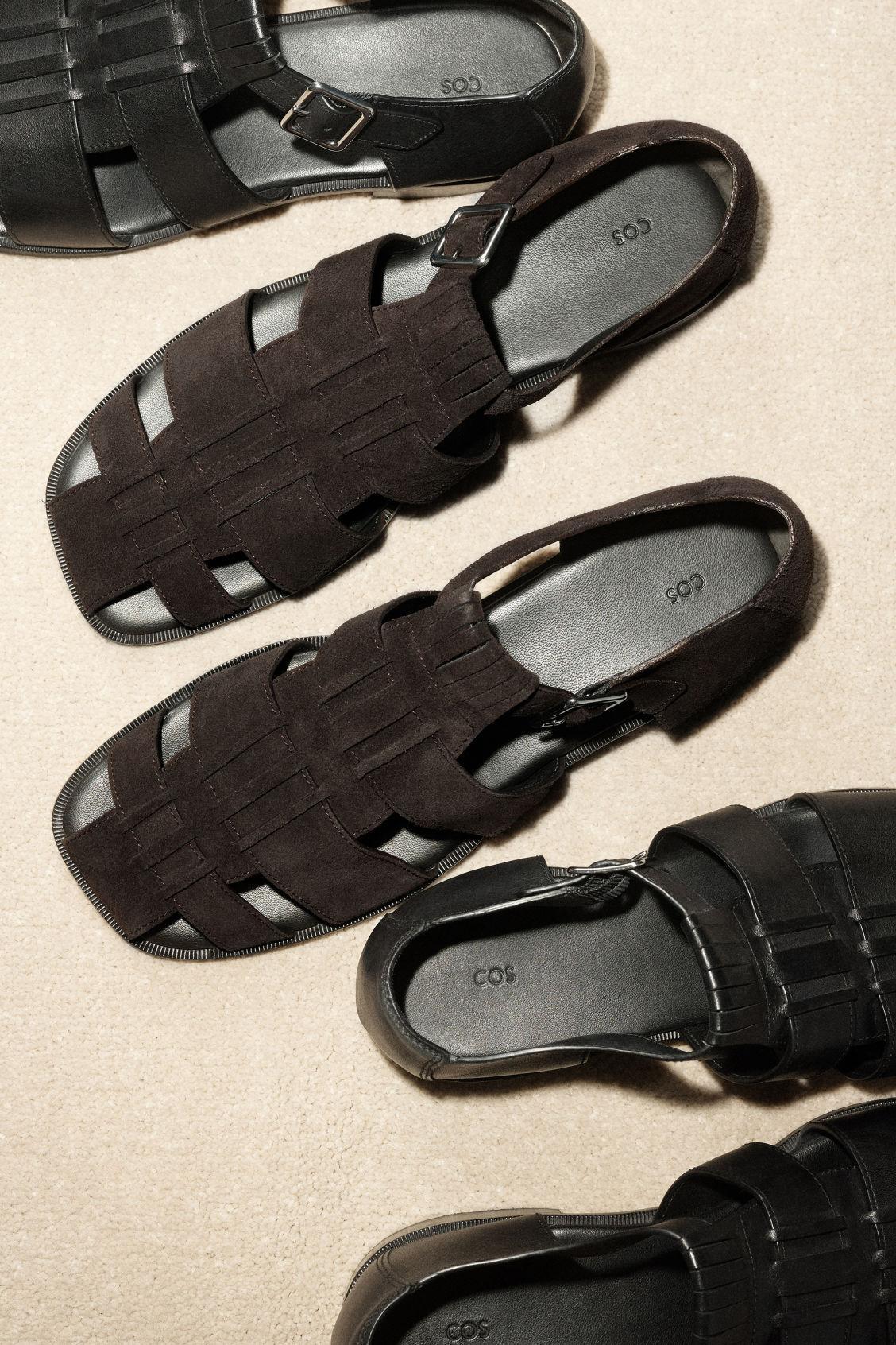 LEATHER FISHERMAN SANDALS Product Image