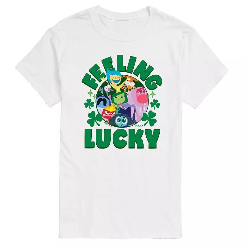 Disney / Pixars Inside Out 2 Big & Tall Feeling Lucky Graphic Tee, Mens Product Image