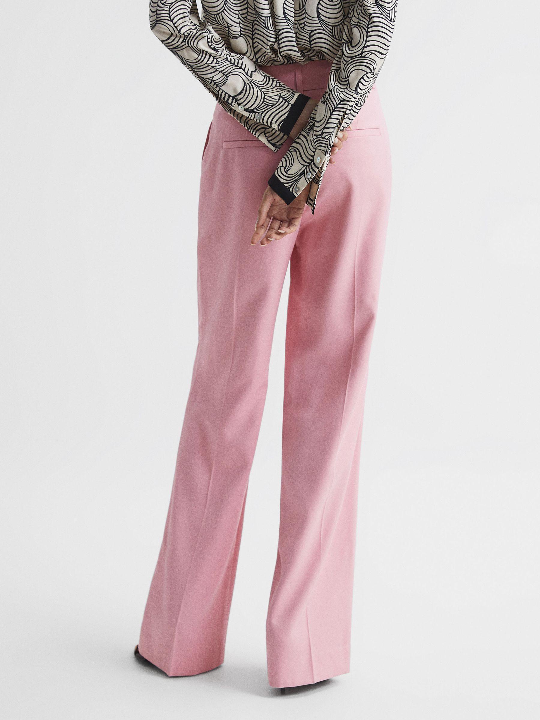Wide Leg Trousers in Pink Product Image