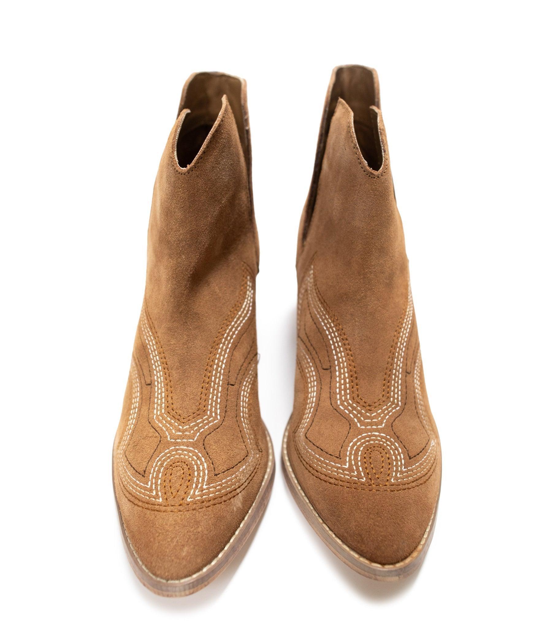 Journee Ankle Boots in Magenta (Online Exclusive) Product Image
