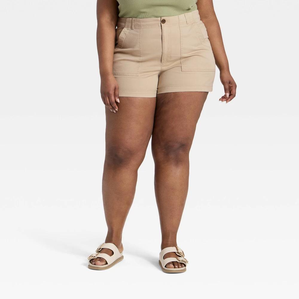 Women's High-Rise Cargo Shorts - Universal Thread™ Product Image