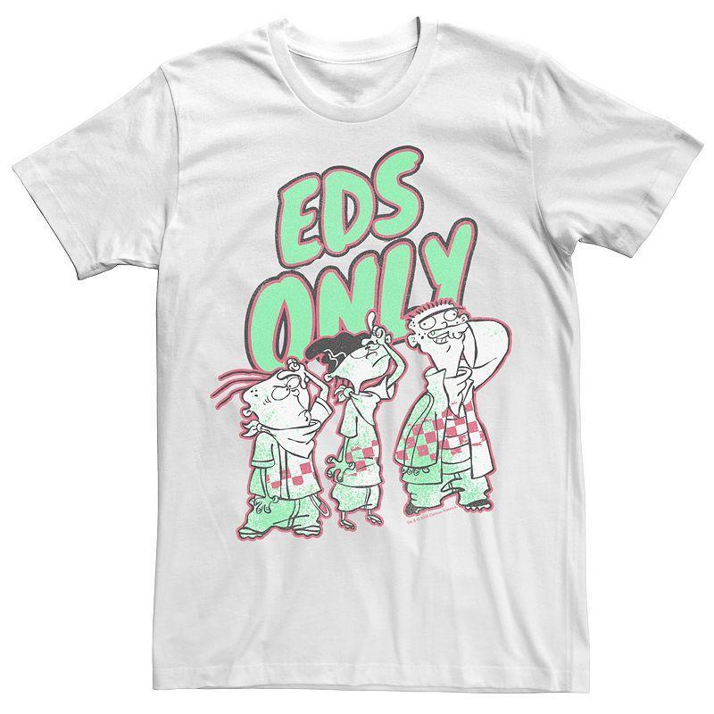 Men's Cartoon Netwrok Ed, Edd n Eddy Portrait Tee, Size: Medium, Athletic Grey Product Image