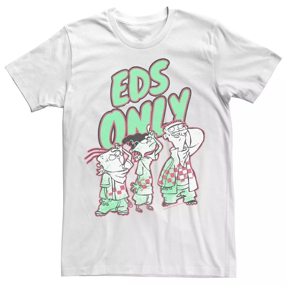 Men's Cartoon Netwrok Ed, Edd n Eddy Portrait Tee, Size: Medium, Athletic Grey Product Image
