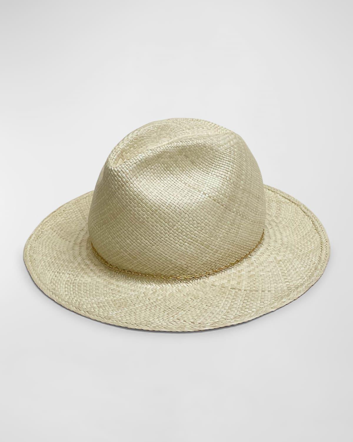 Luisa Straw Hat With Chain  Product Image