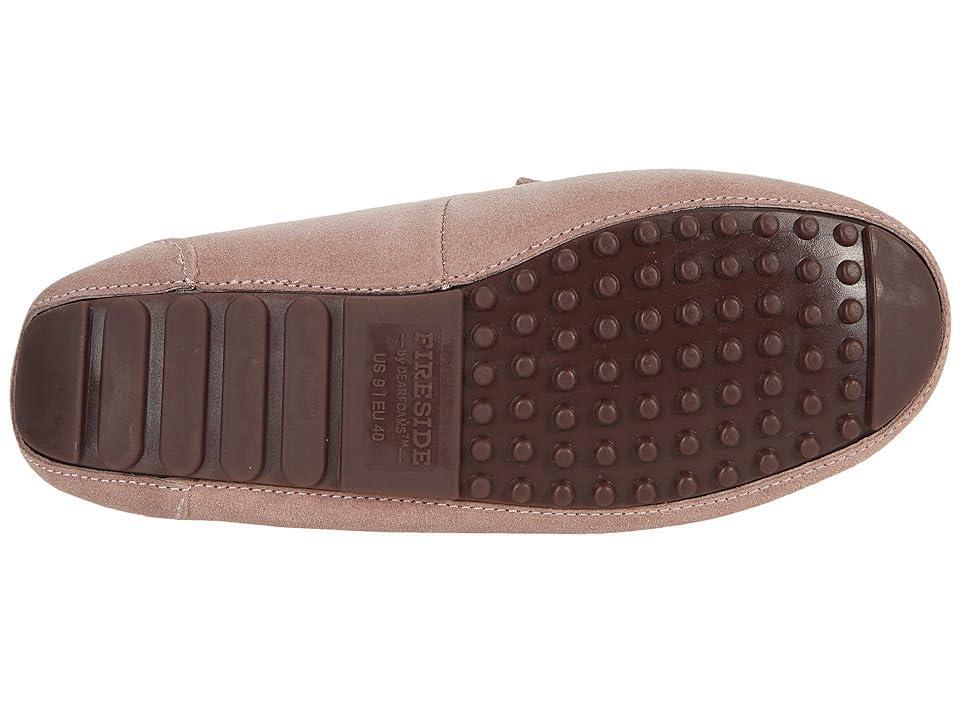 Fireside By Dearfoams Mel Wool-Lined Women's Moccasin Slippers, Size: 9, Dusty Pink Product Image