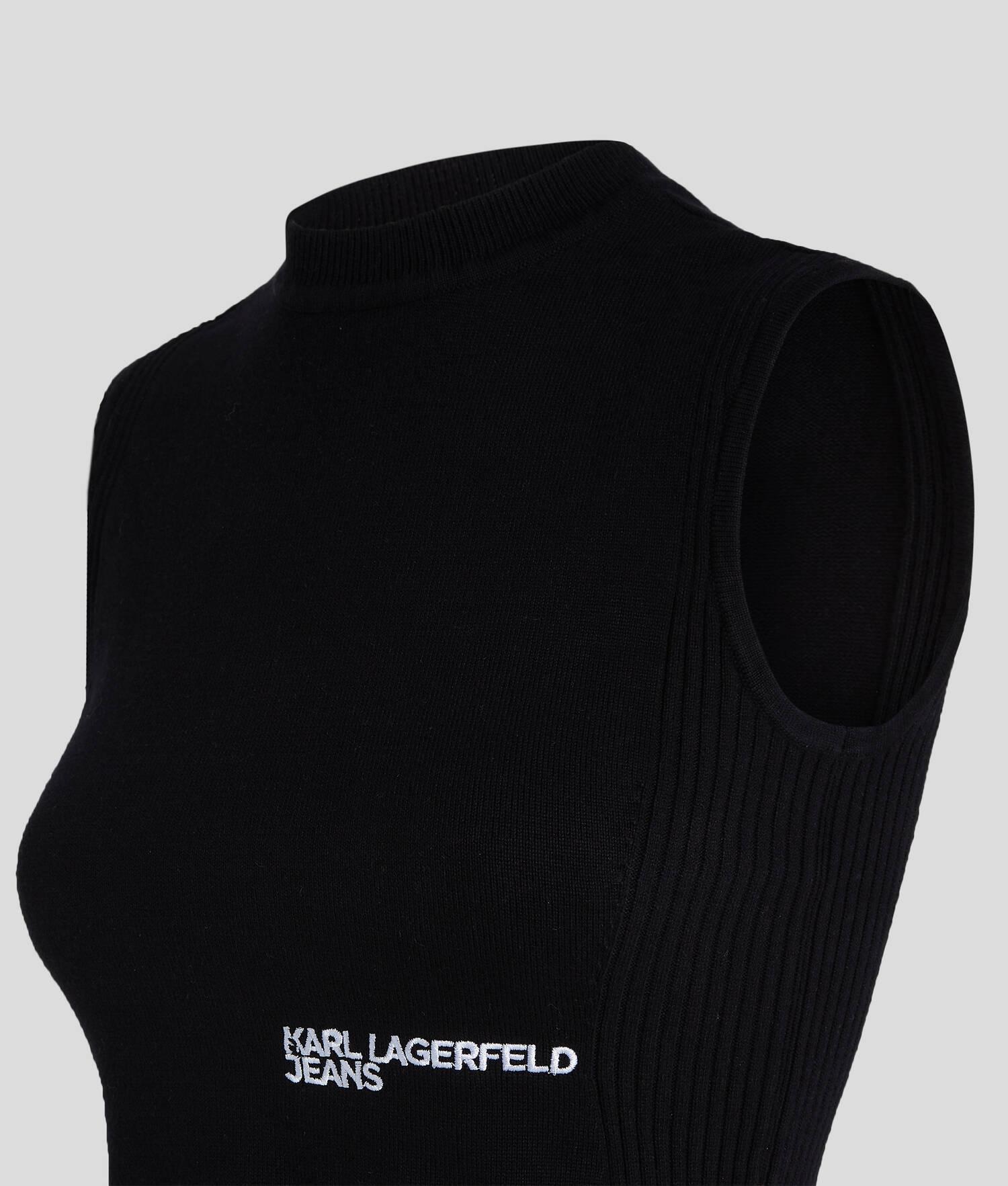 KLJ CUT-OUT BACK KNIT TOP Product Image