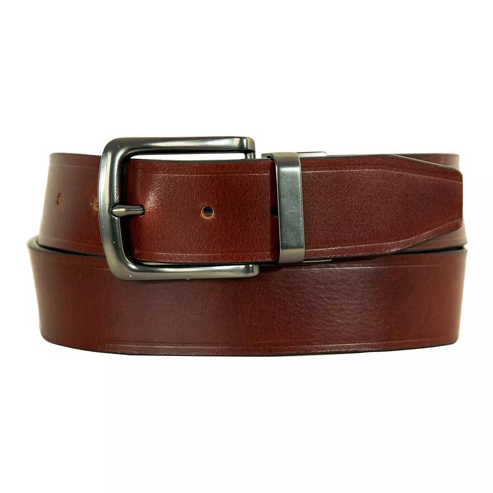 Men's Eddie Bauer 1.45-in. Smooth Reversible Leather Belt, Size: Large, Brown Product Image