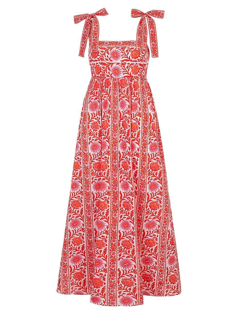 Womens Sunset Border Mykonos Dress Product Image