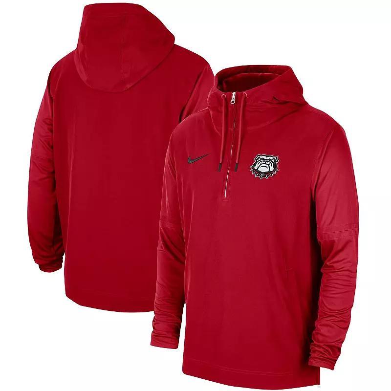Men's Nike Purple LSU Tigers 2023 Sideline Player Quarter-Zip Hoodie Jacket, Size: XL Product Image