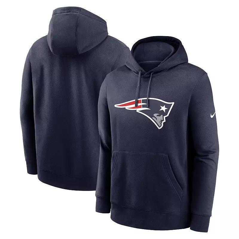 Men's Nike Royal Los Angeles Rams Club Logo Pullover Hoodie, Size: 2XL, Blue Product Image