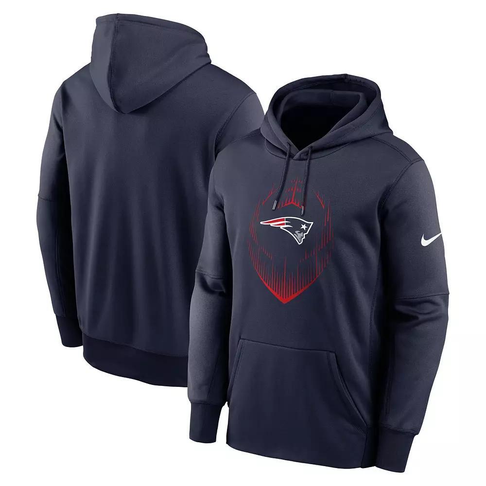 Men's Nike Navy Houston Texans Performance Pullover Hoodie, Size: Large, Blue Product Image