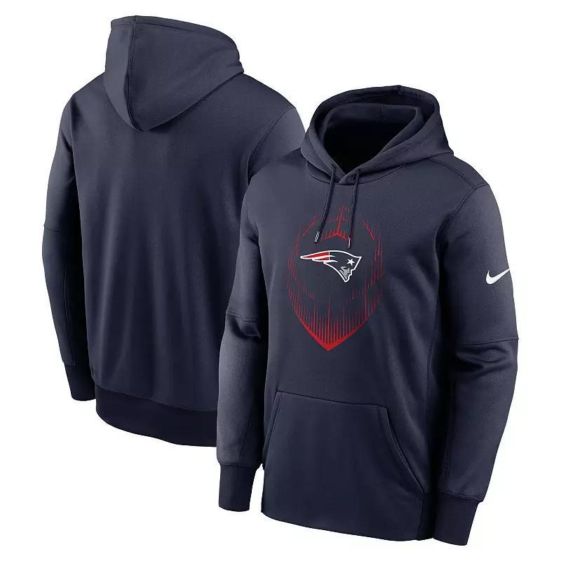 Men's Nike Navy Houston Texans Performance Pullover Hoodie, Size: Large, Blue Product Image