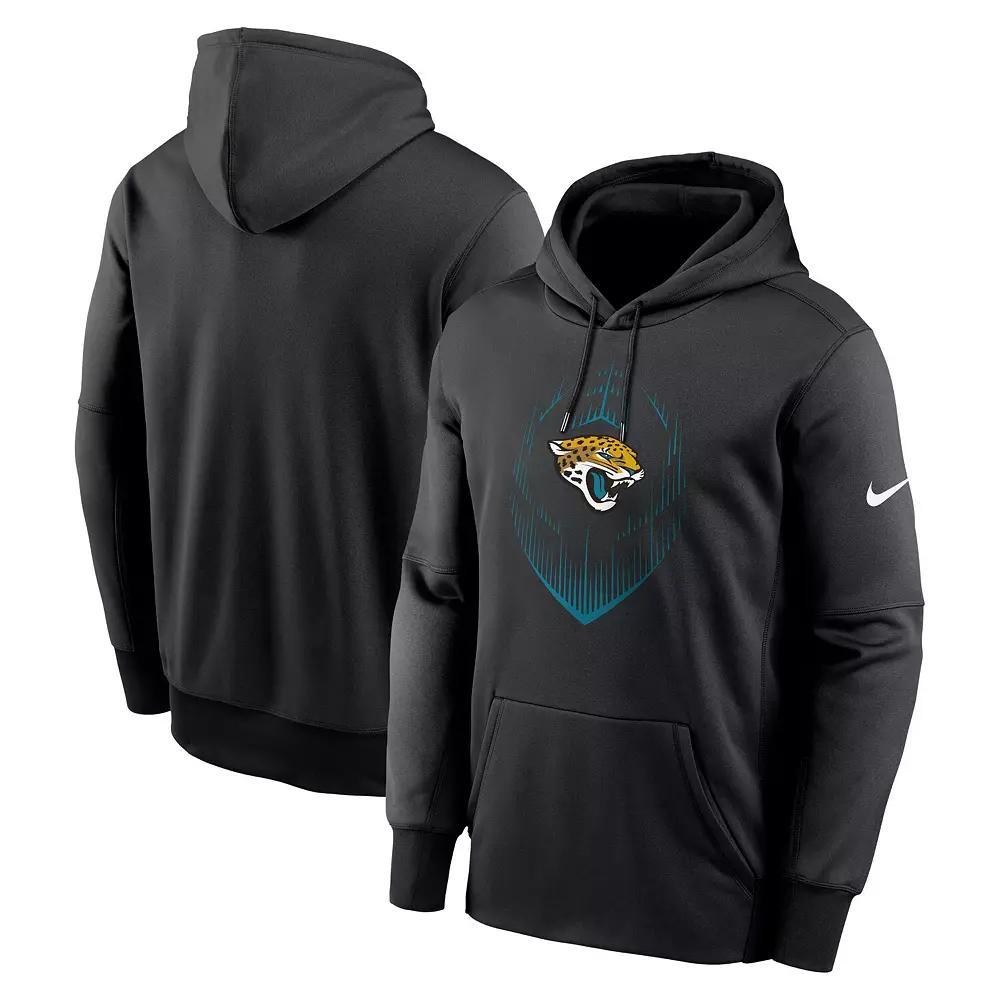 Men's Nike Black Jacksonville Jaguars Icon Performance Pullover Hoodie, Size: Small Product Image