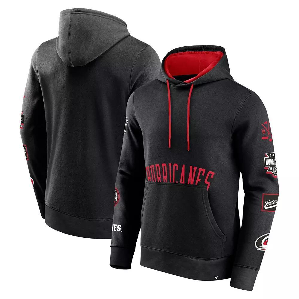 Men's Fanatics Black Oklahoma City Thunder Home Court Pullover Hoodie, Size: Medium Product Image