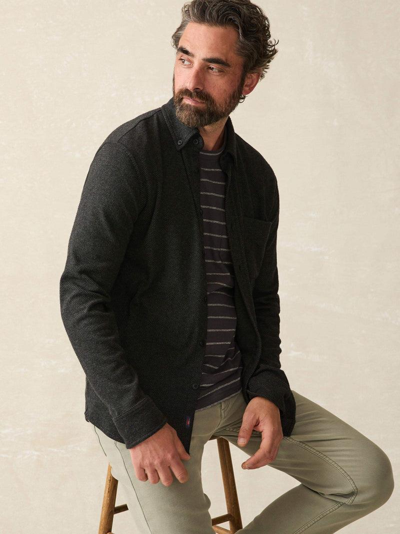 Legend™ Sweater Shirt (Single Pocket) - Heathered Black Twill Product Image