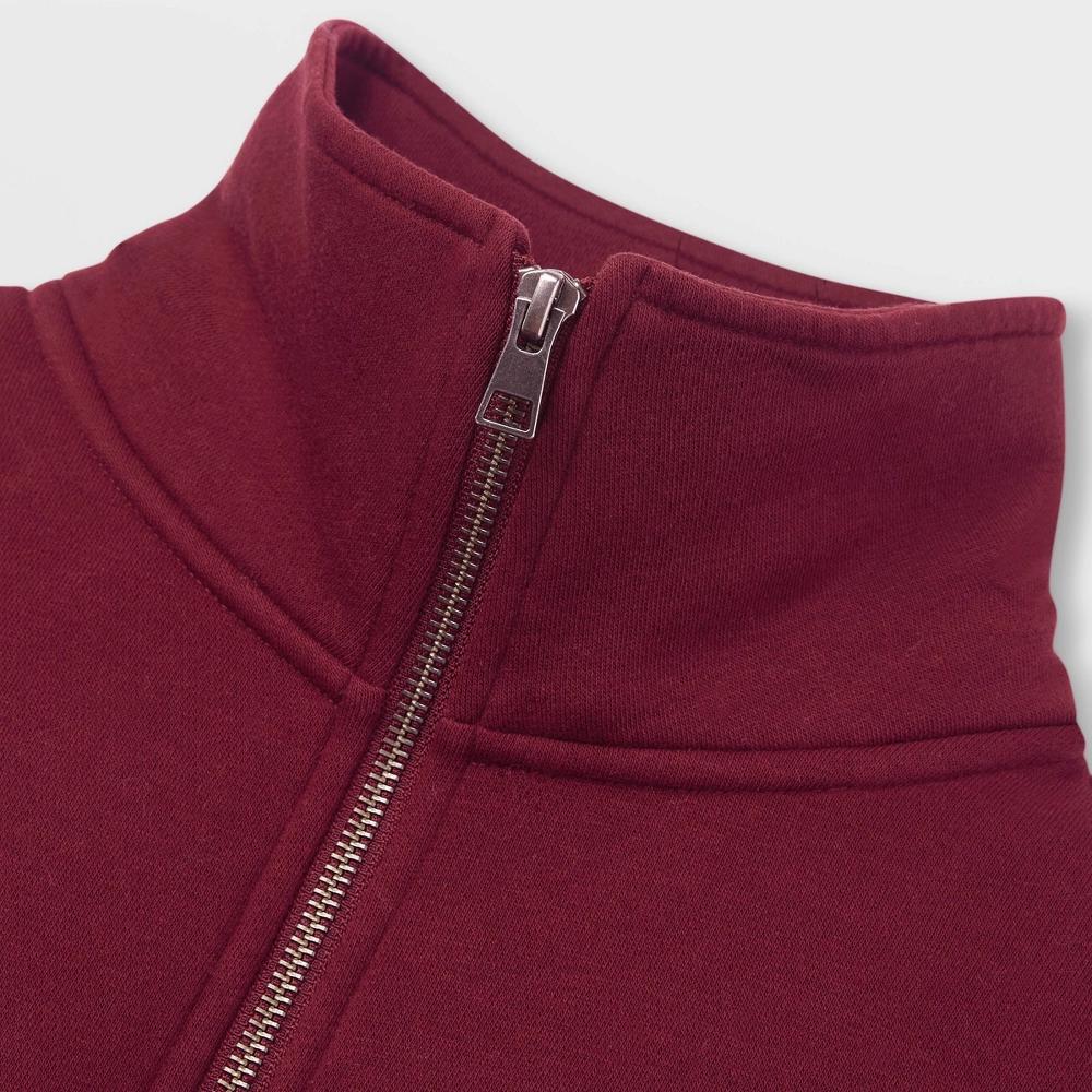 Women's Leisure Studio Quarter Zip Pullover Sweatshirt - Universal Thread™ Product Image