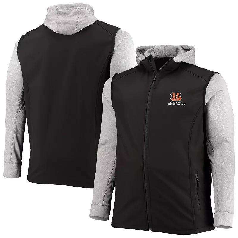 Mens Dunbrooke /Gray New Orleans Saints Big & Tall Alpha Full-Zip Hoodie Jacket Product Image