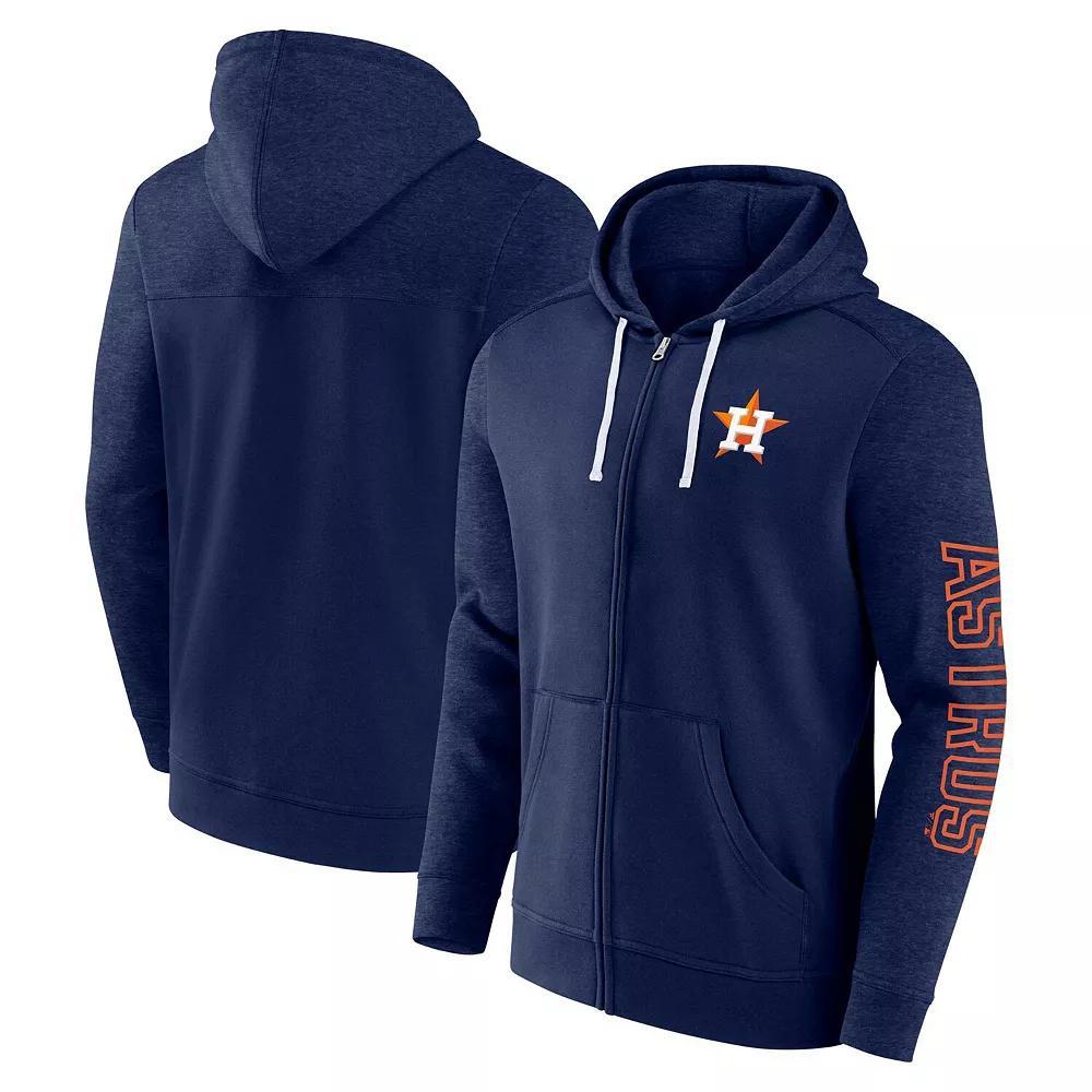 Men's Fanatics Branded Navy Minnesota Twins Offensive Line Up Full-Zip Hoodie, Size: Small, Blue Product Image