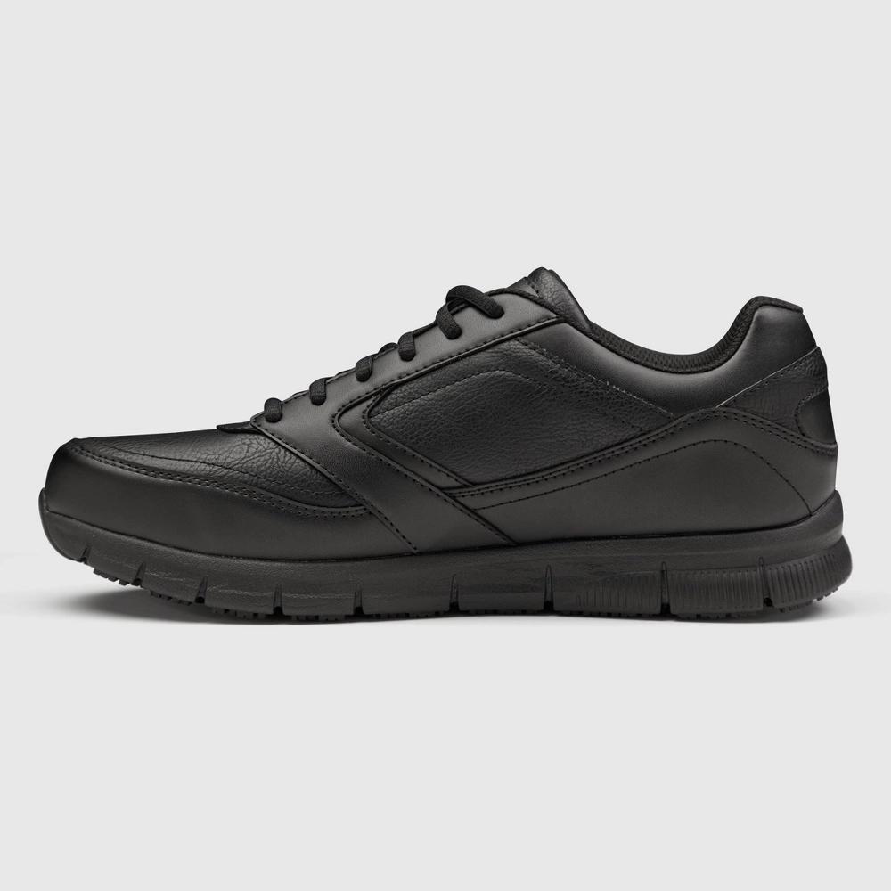 S Sport By Skechers Men's Brise Slip Resistant Sneakers - Black 9: Cushioned Insole, Non Skid Tread Product Image