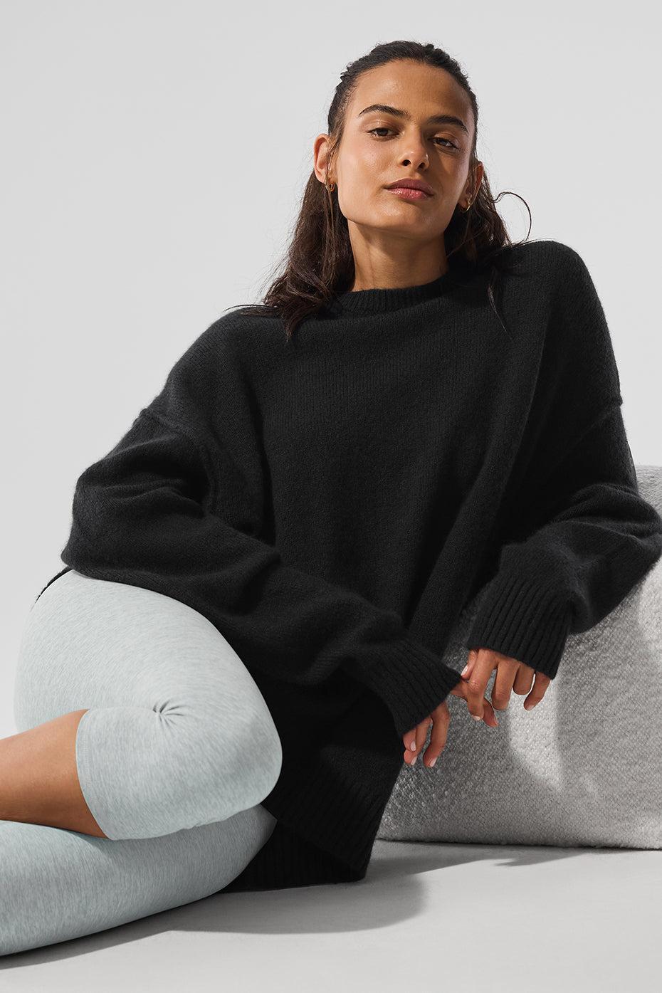 New Class Cashmere Crewneck Sweater - Black Product Image