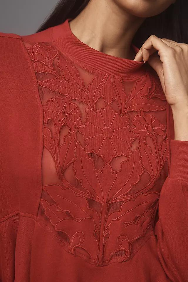 By Anthropologie Cutwork Swing Top Product Image