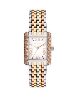 Michael Kors Womens Crystal Emery Three-Hand Stainless Steel Bracelet Watch Product Image