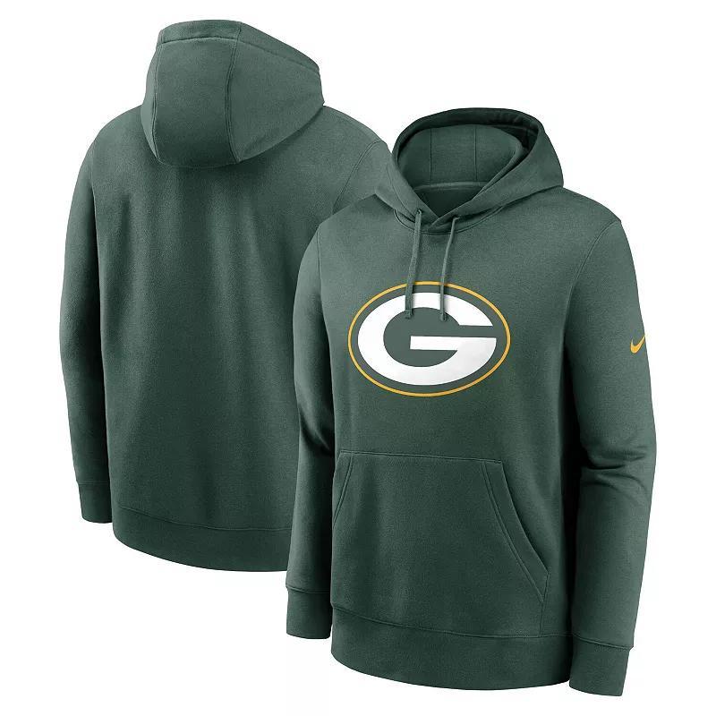 Men's Nike Green New York Jets Club Logo Pullover Hoodie, Size: Small Product Image