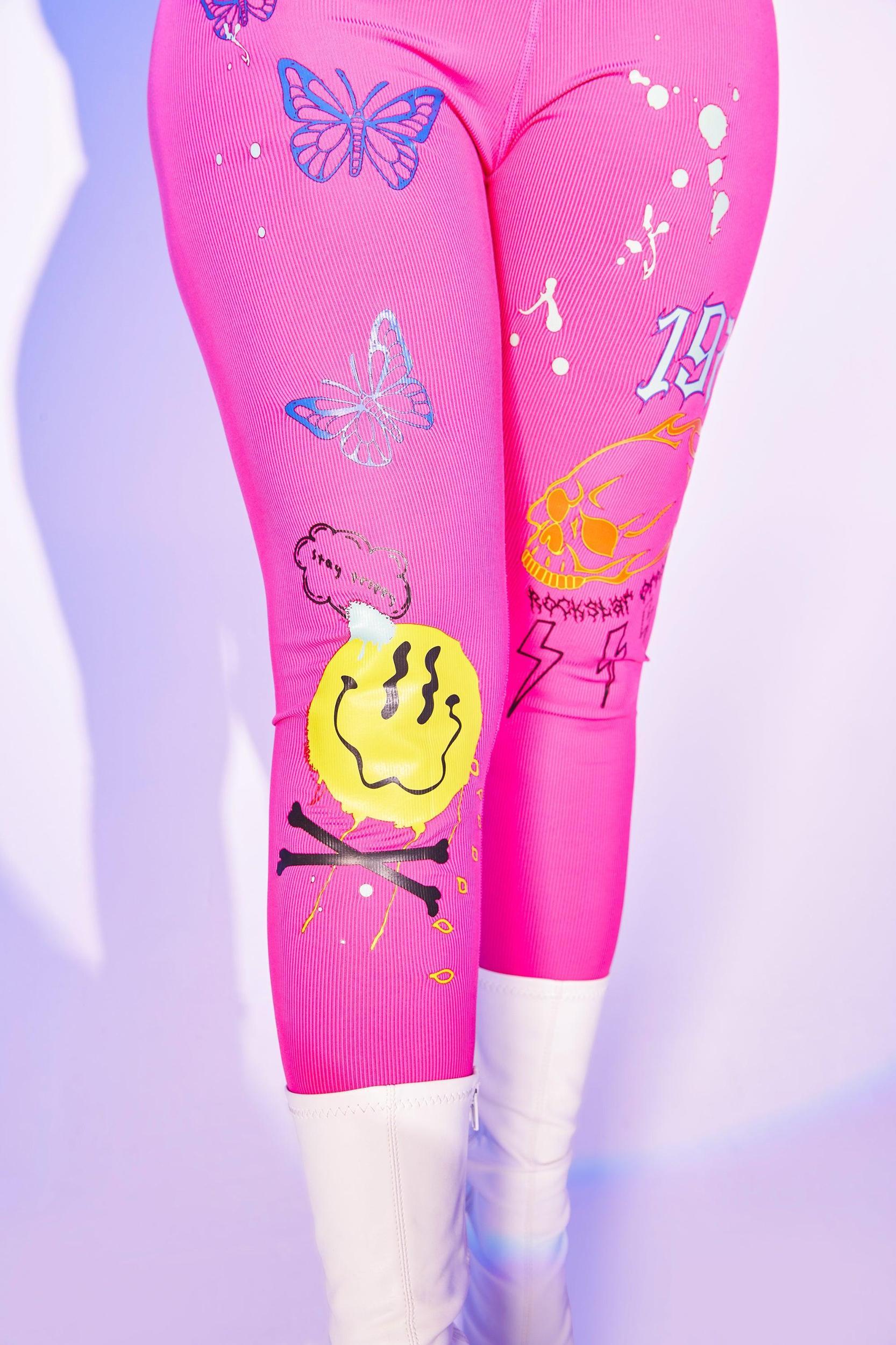 Finley Ribbed Active Set-Pink Female Product Image