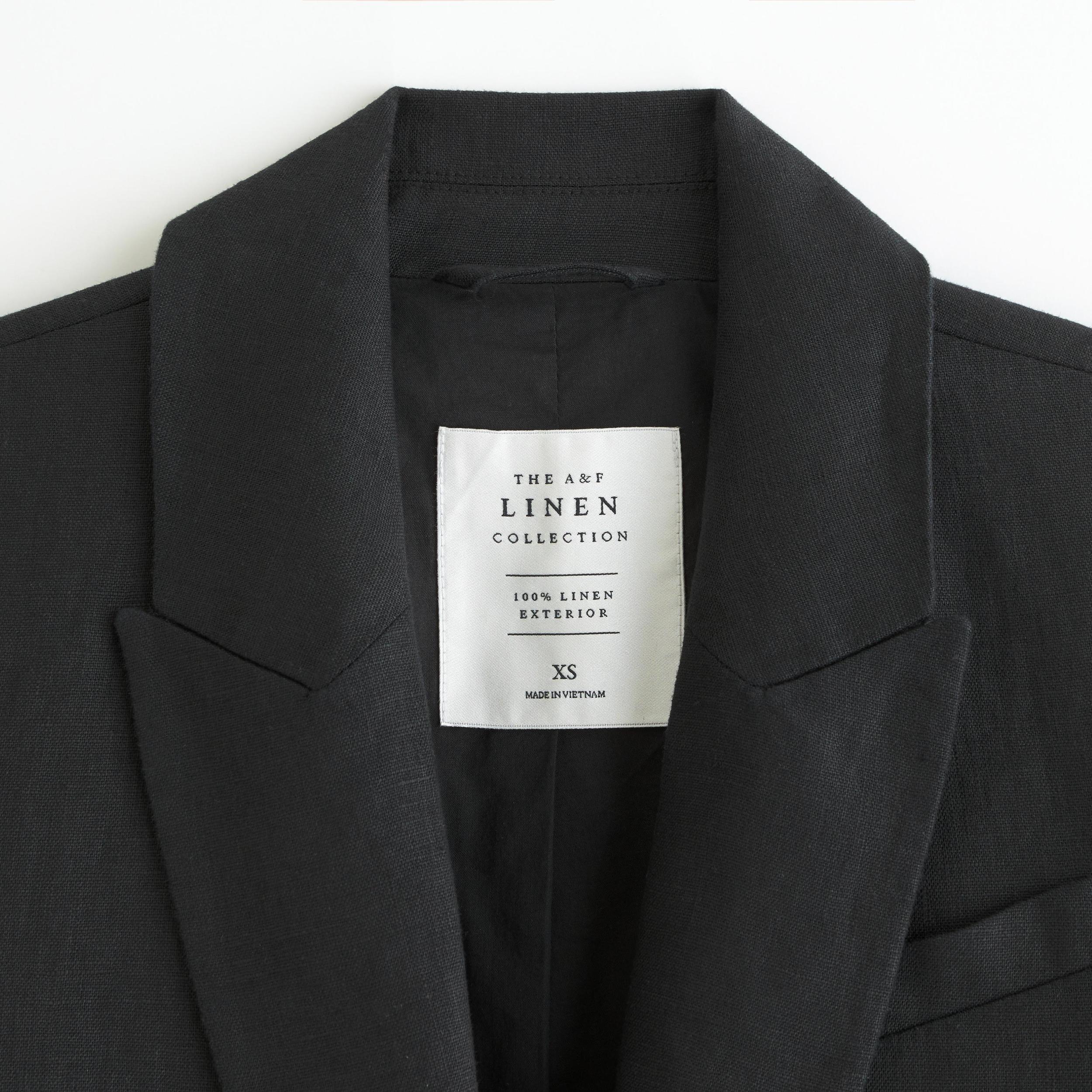 Premium Crepe Cropped Blazer Product Image