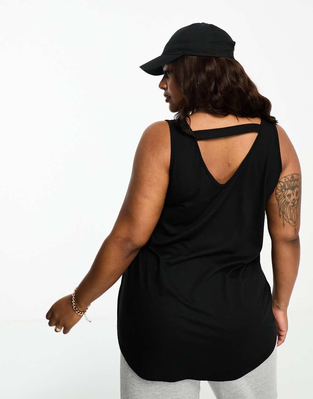 Yours tank top with cut out back Product Image