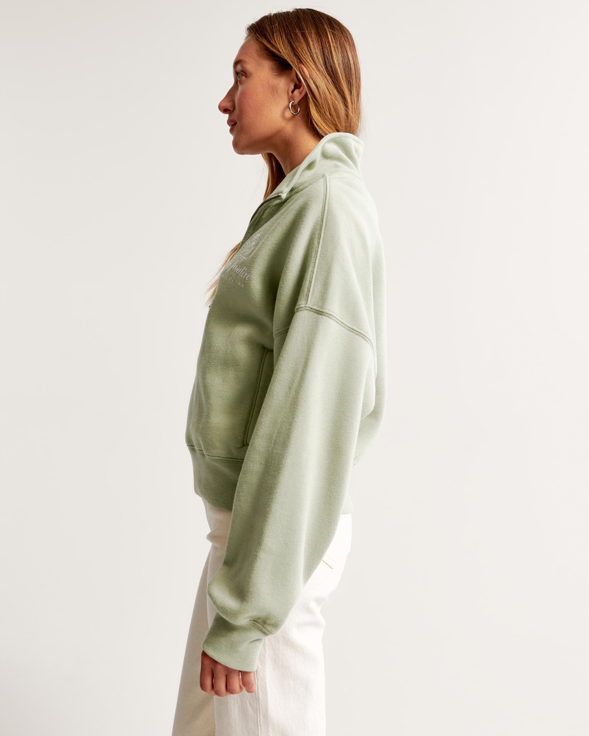 Lounge Graphic Mock Half-Zip Product Image