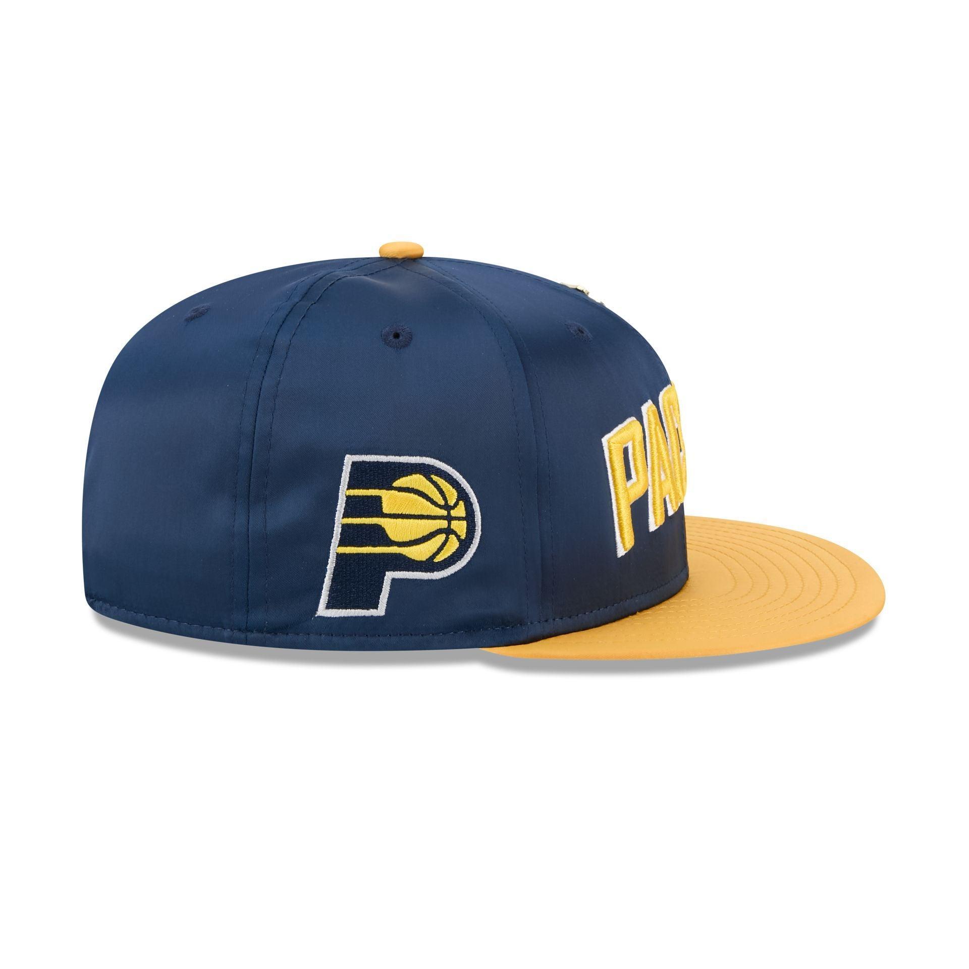 Indiana Pacers Satin Pin 9FIFTY Snapback Hat Male Product Image