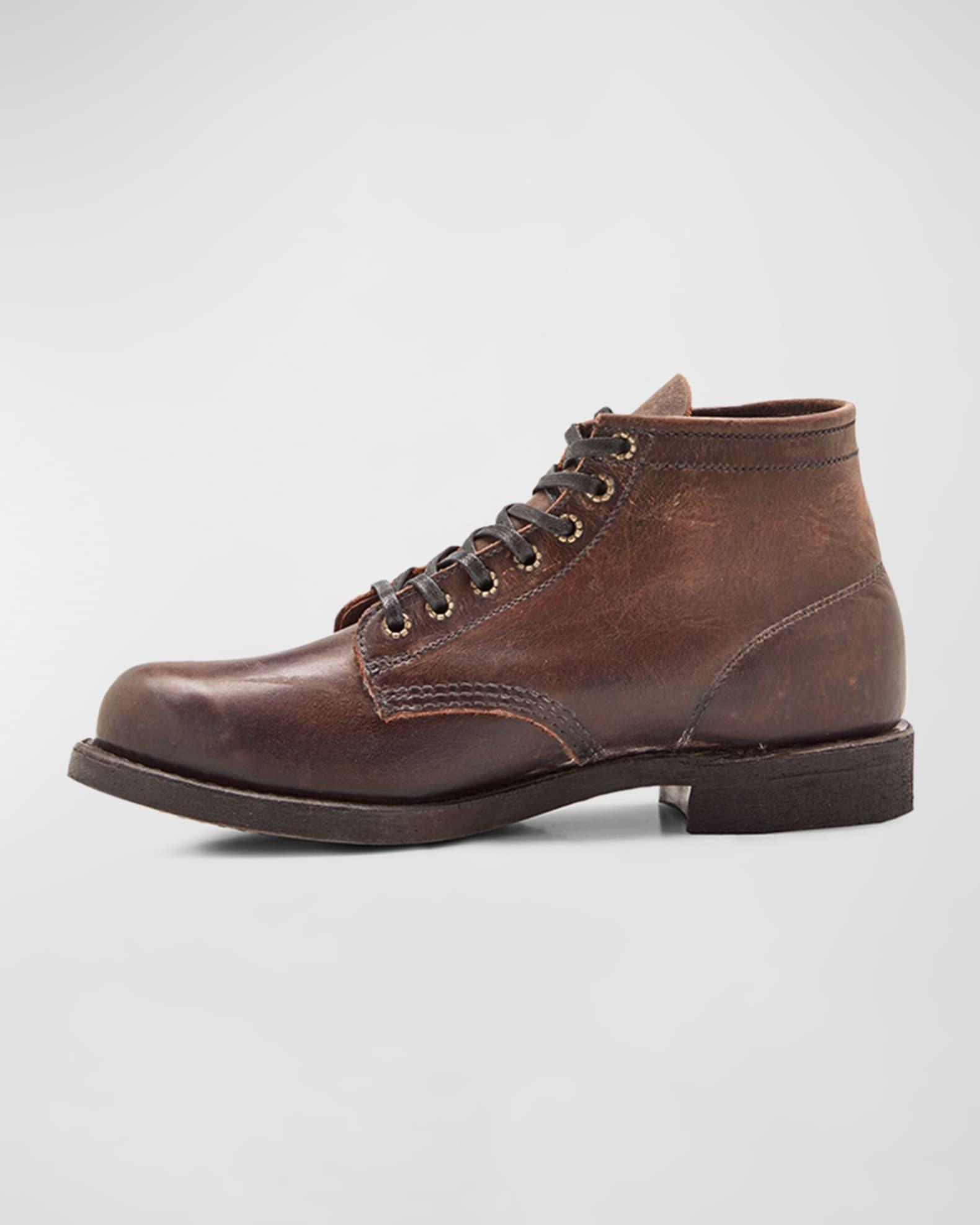 Men's Leather Prison Boots Product Image