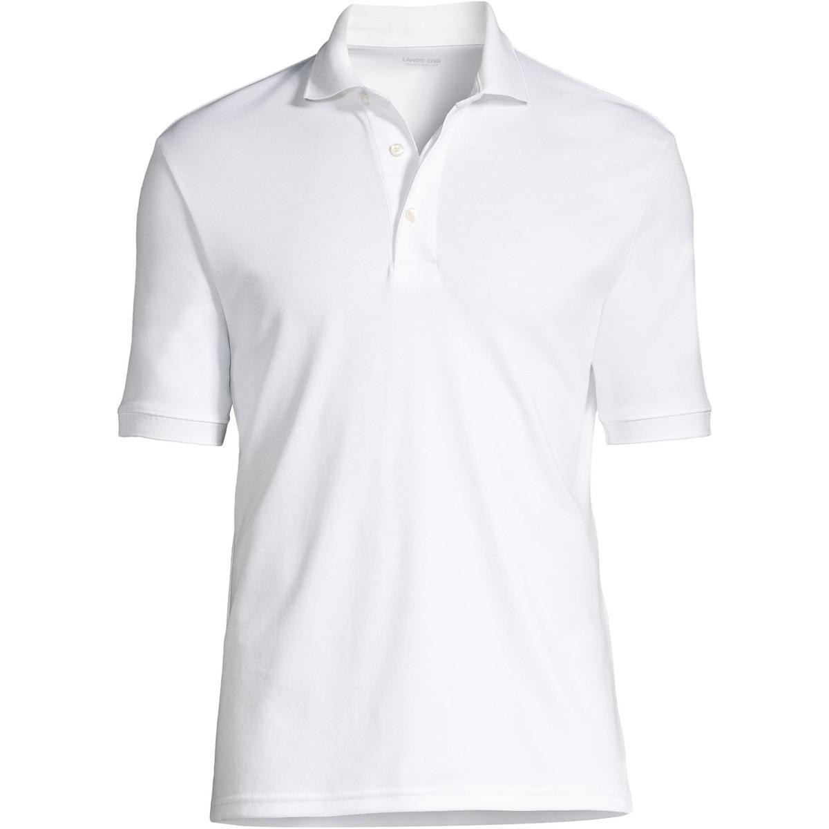Big & Tall Lands' End Super Soft Supima Polo, Men's, Size: XXL Tall, Pale Grey Blue Product Image