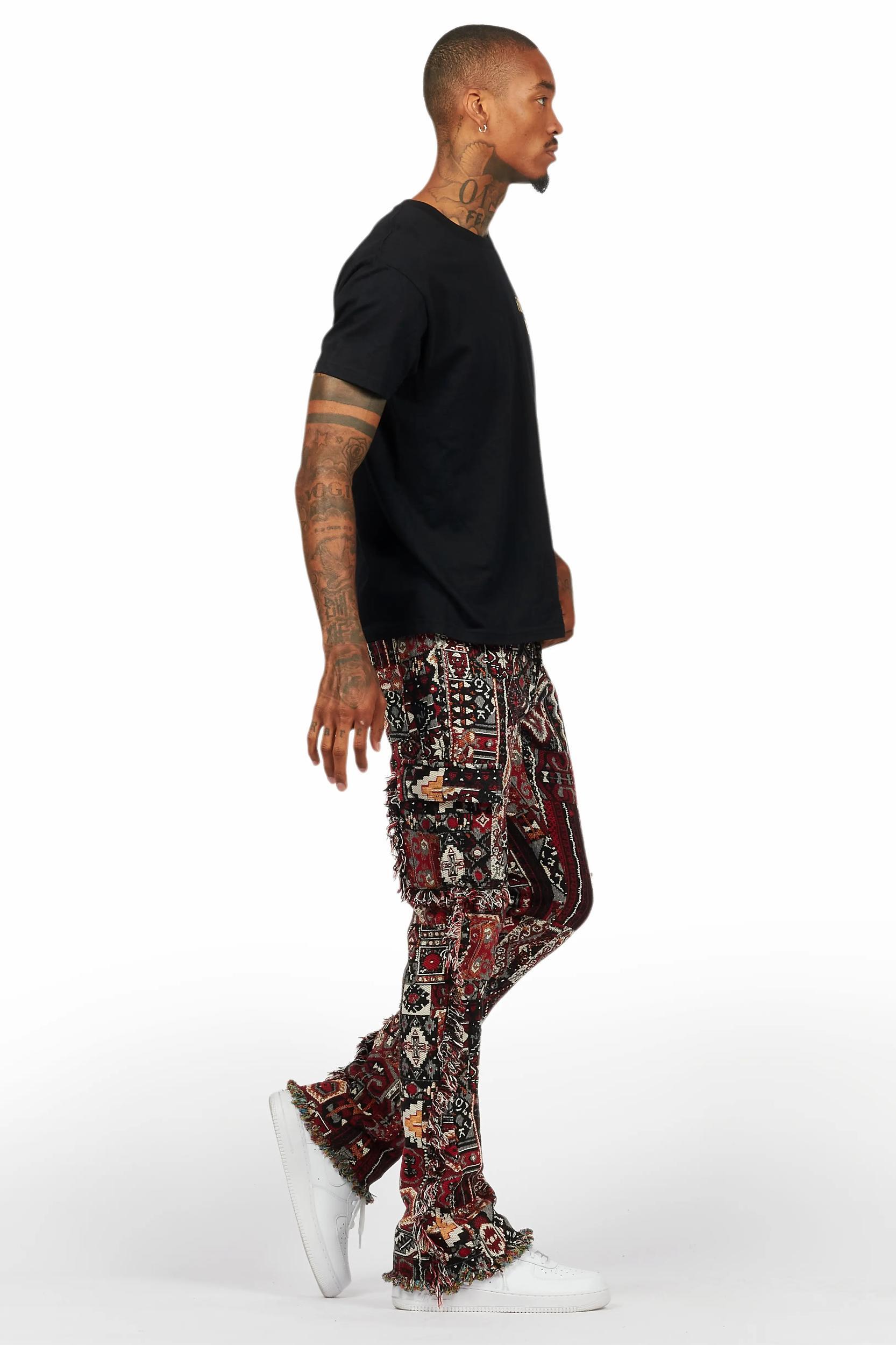 Lake Black/Beige T-Shirt/Tapestry Jean Bundle Male Product Image